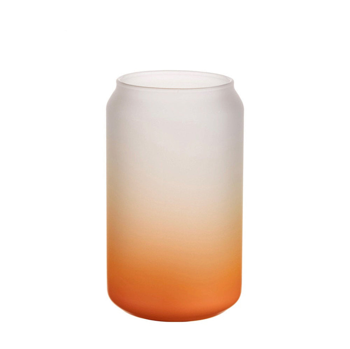 16 oz Gradient Color Sublimation Glass Soda Can