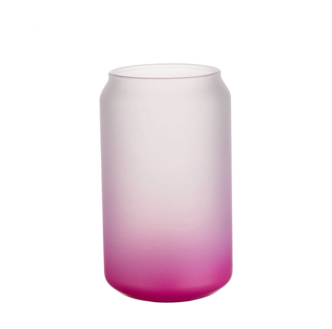 16 oz Gradient Color Sublimation Glass Soda Can