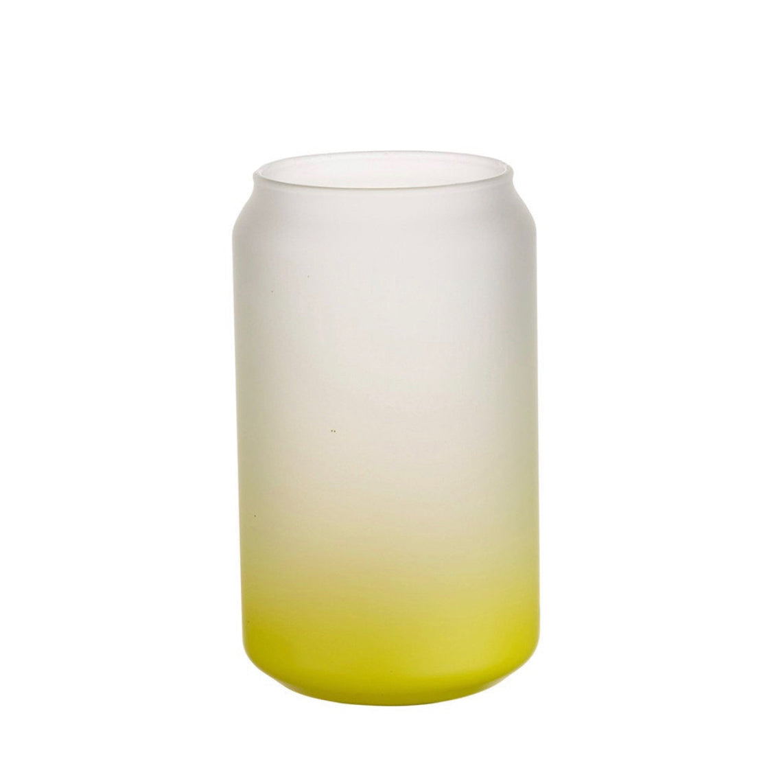 16 oz Gradient Color Sublimation Glass Soda Can