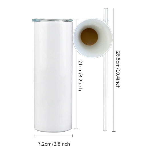 20oz Straight Enamel Sublimation Tumbler