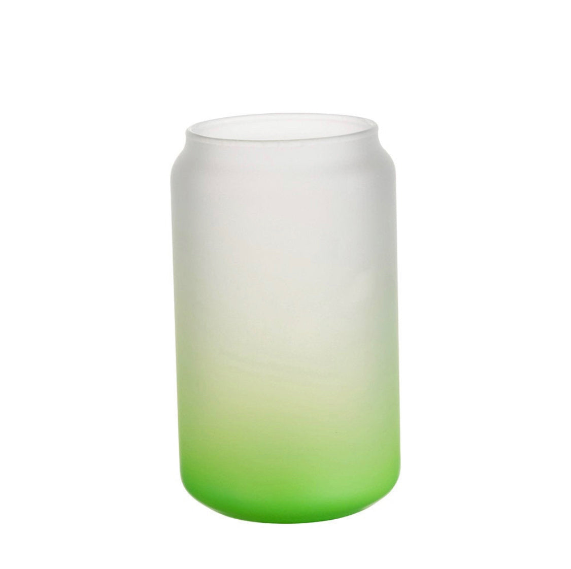 16 oz Gradient Color Sublimation Glass Soda Can
