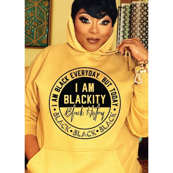 I Am Blackity Black Black Graphic Tee