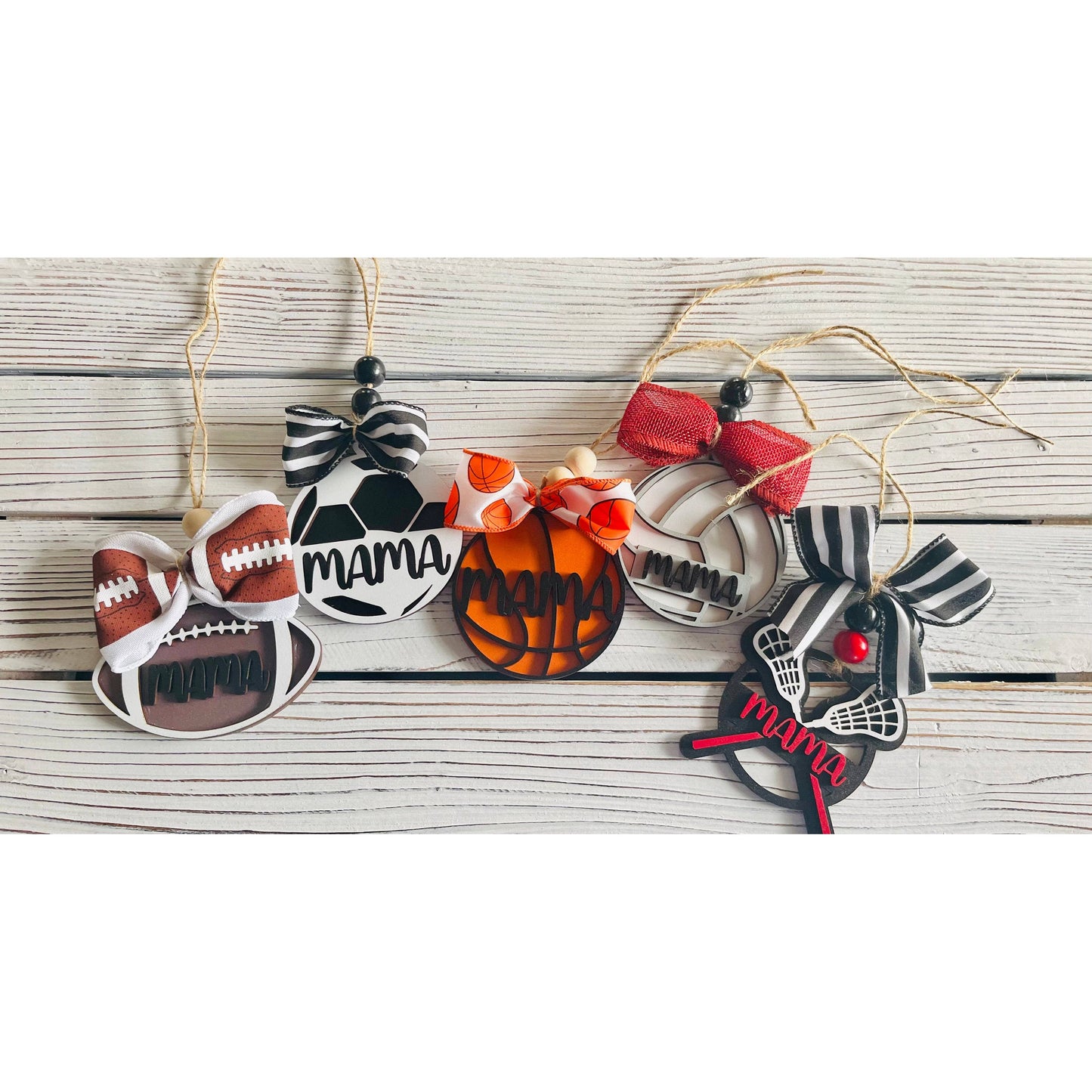 Sports Bag Tags/Car Charms - Football