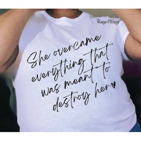 She Overcame T-shirt