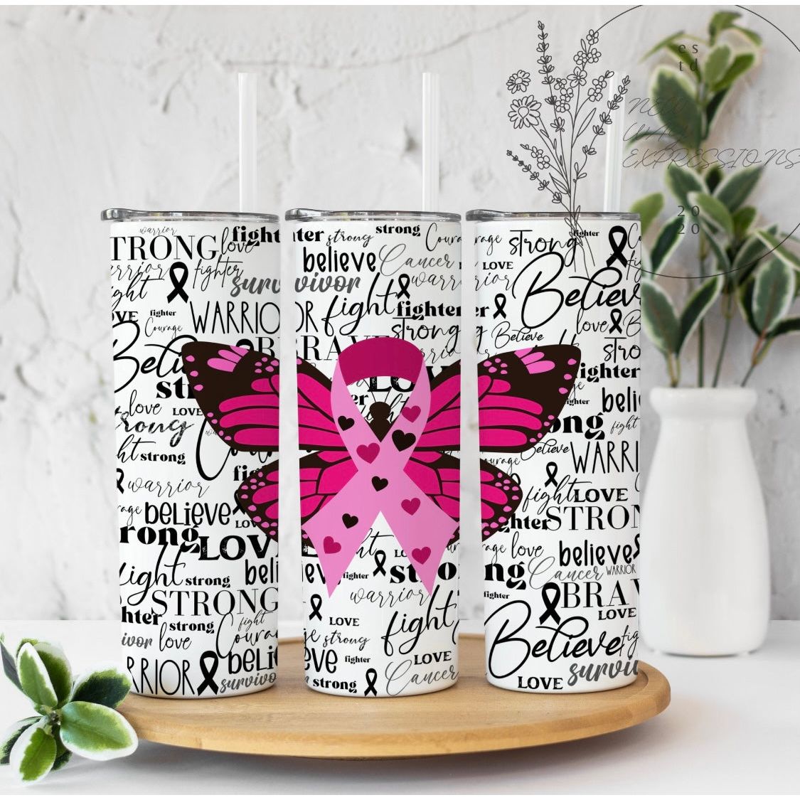 Breast Cancer Awareness Tumblers