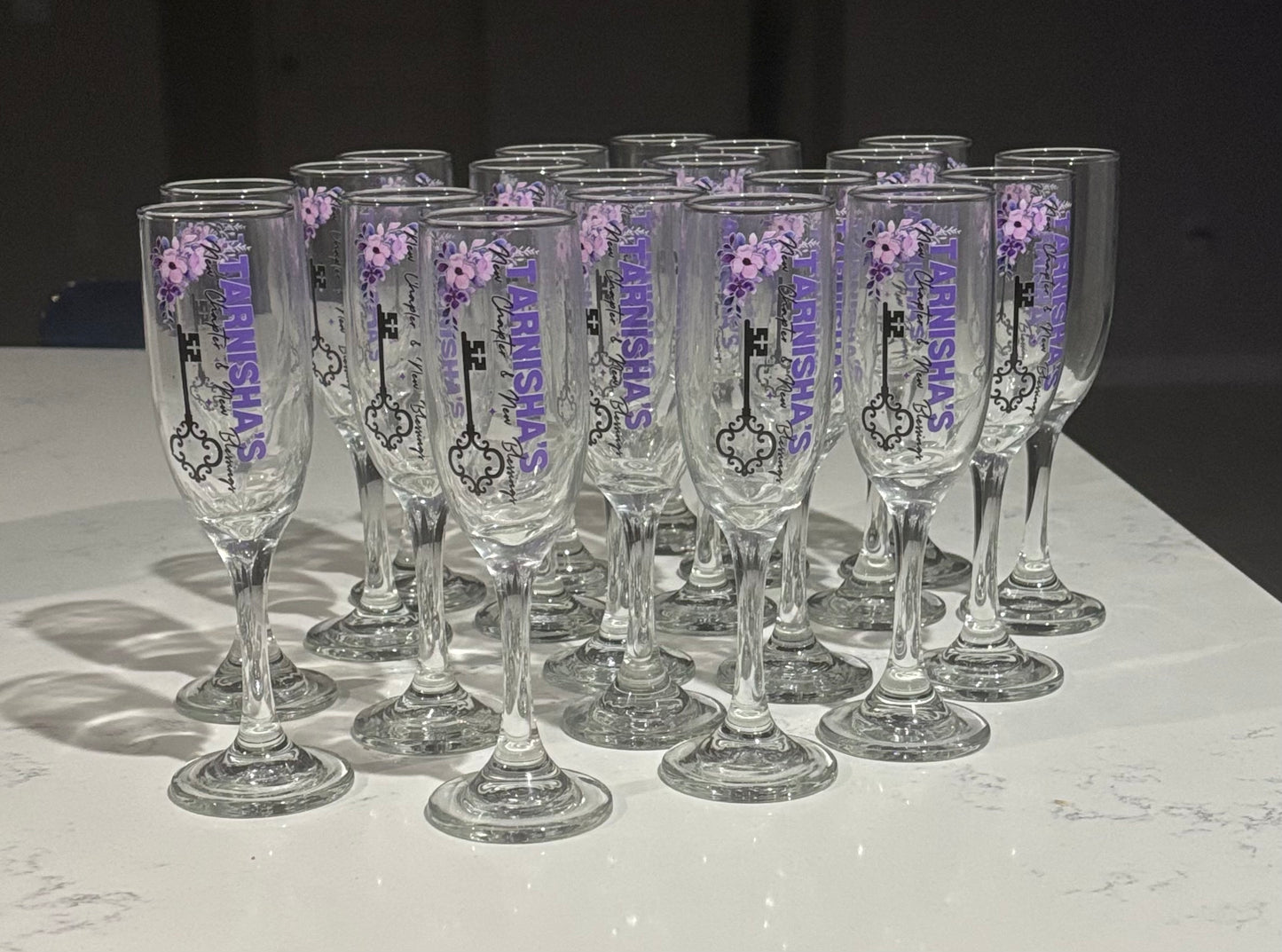 Custom Glassware Set of 5