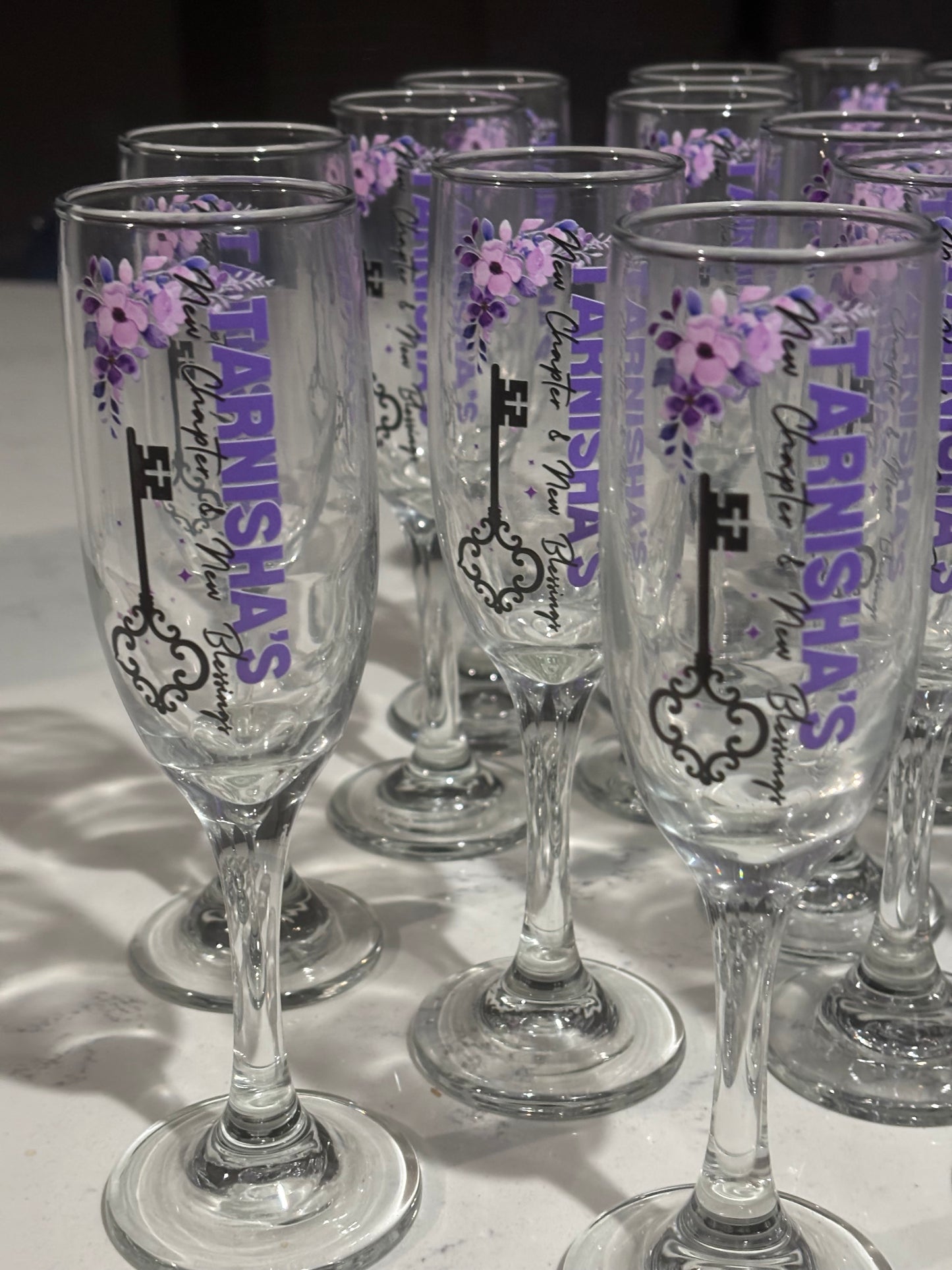 Custom Glassware Set of 5