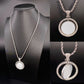 Rotating Round Rhinestone Necklace