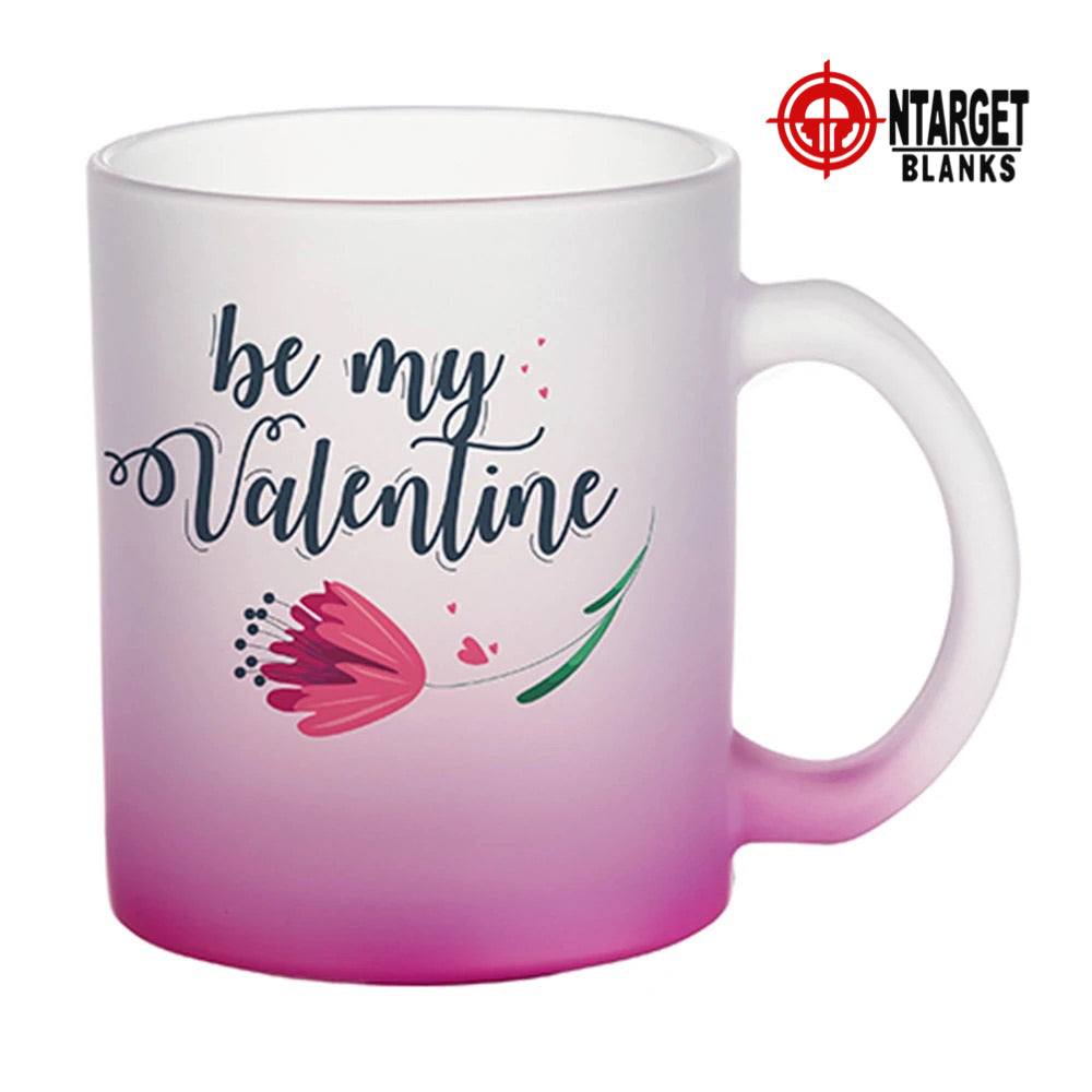 10 oz Sublimation Frosted Glass Mug