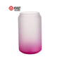 16 oz Gradient Color Sublimation Glass Soda Can