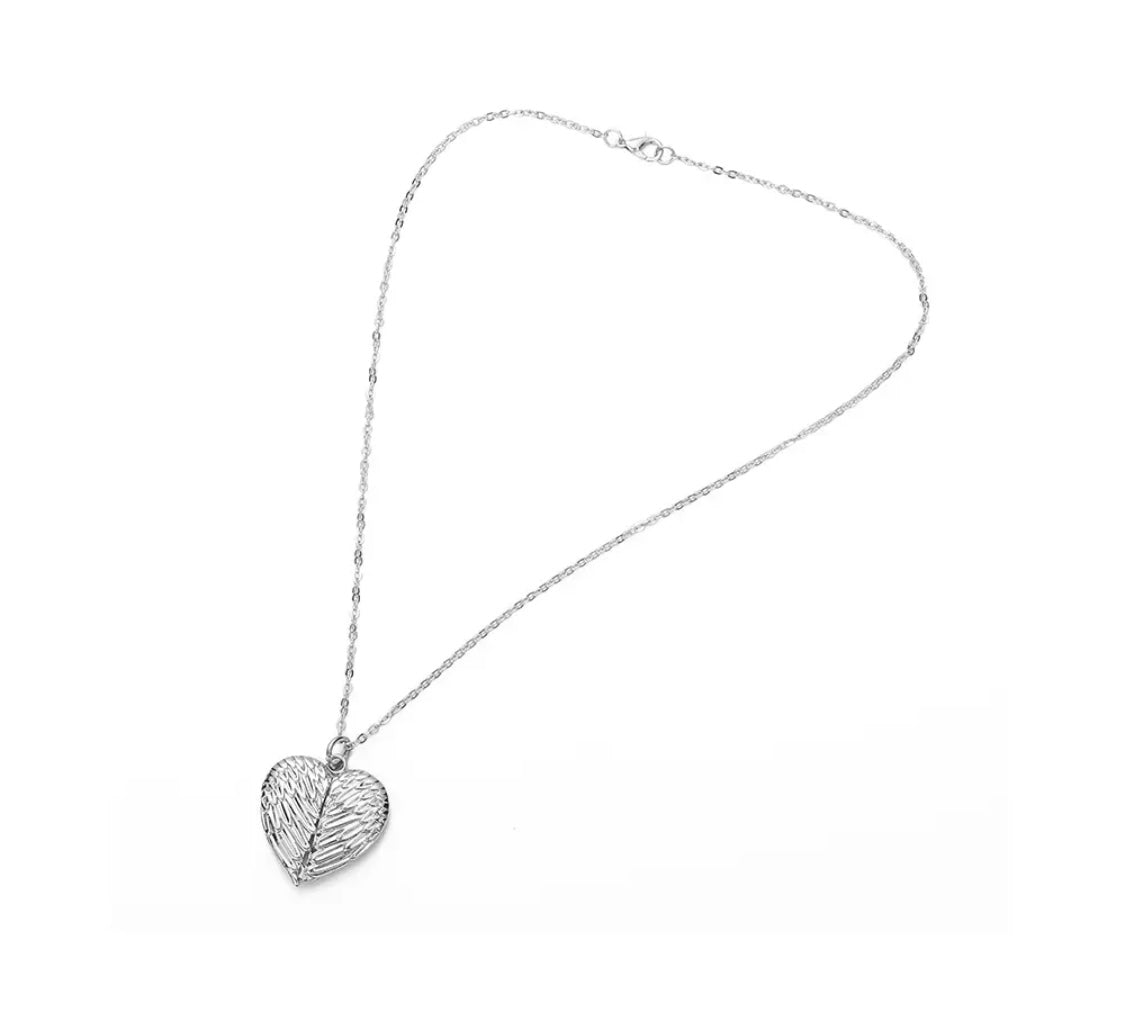 Angel Wings Heart Shaped Necklace