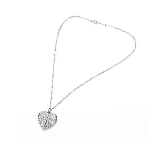 Angel Wings Heart Shaped Necklace