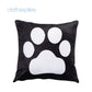 Sublimation Paw Print Pillow