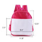 Sublimation Backpack w/Detachable Piece