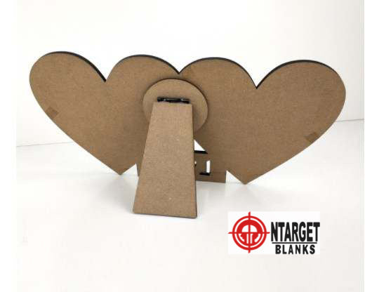 Double Heart Photo Frame