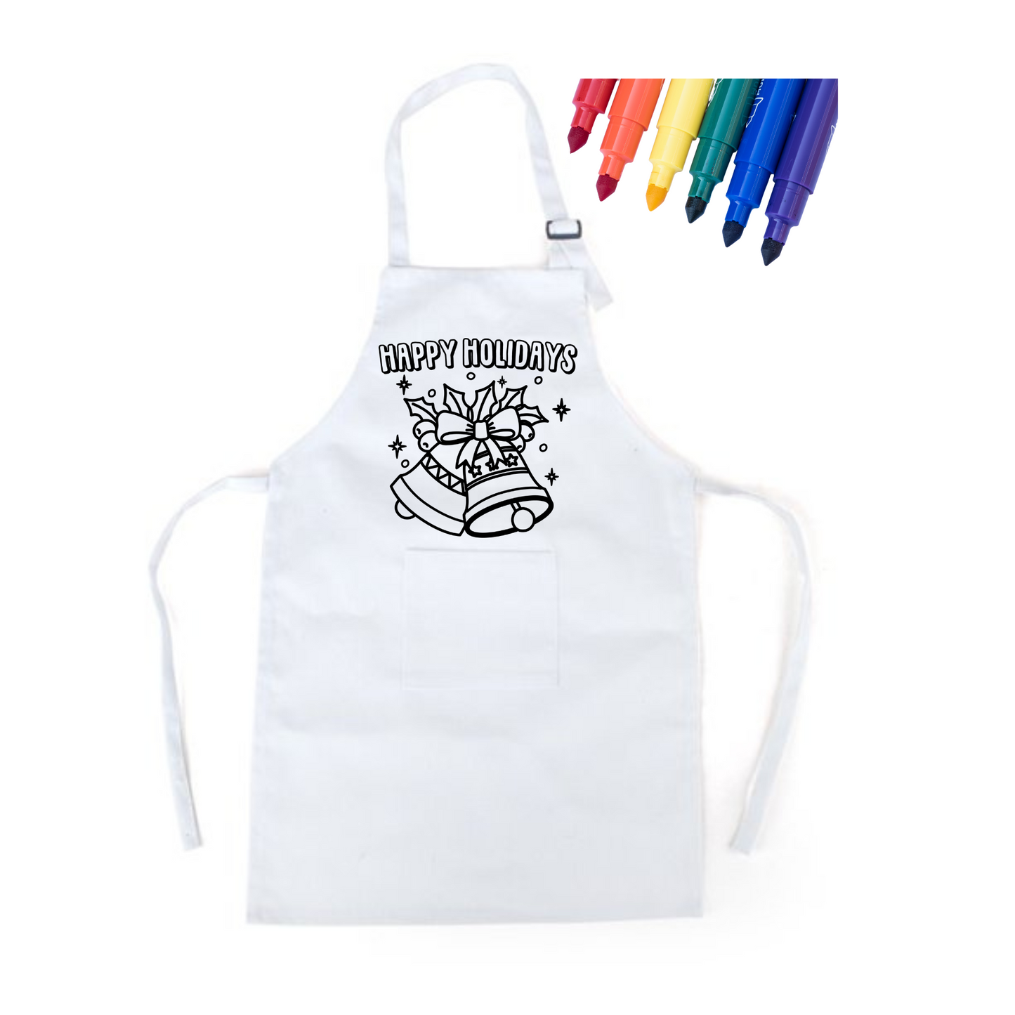 Youth Coloring Aprons w/Pockets