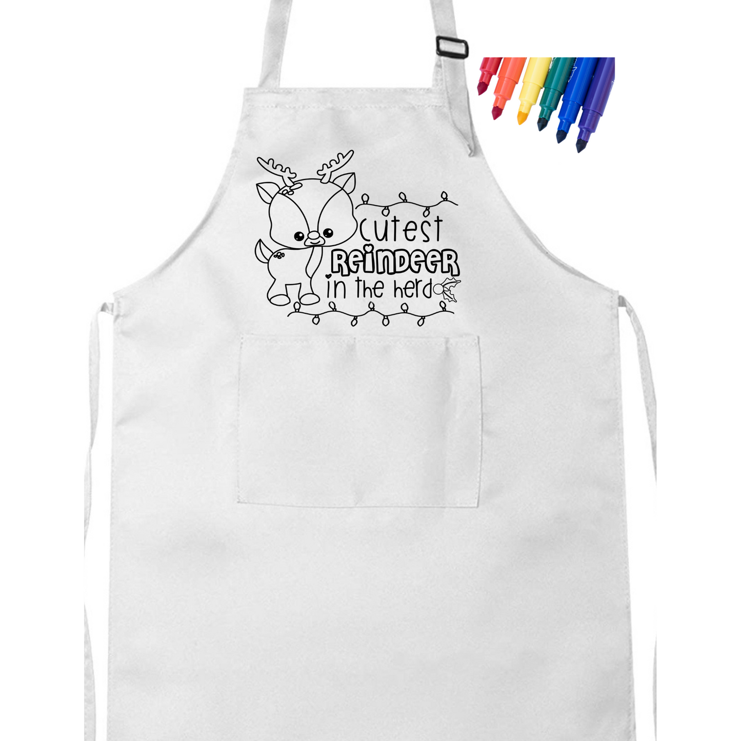 Youth Coloring Aprons w/Pockets