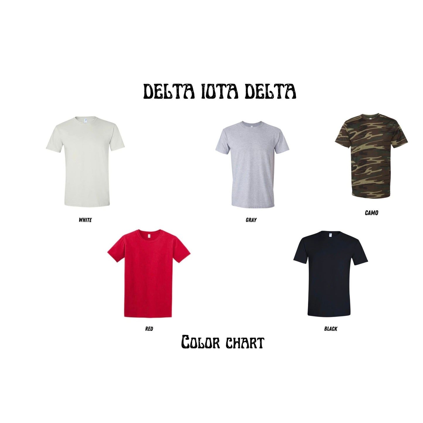 Delta Iota Delta Nutrition Facts T-shirt