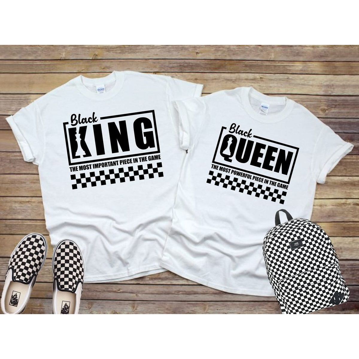 King and Queen T-shirt QUEEN Version
